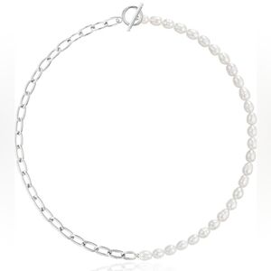 NWOT Genuine Pearl Choker Necklace